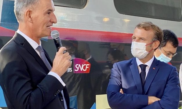 Le Président Emmanuel Macron célèbre 40 ans de TGV