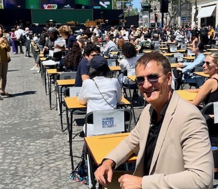 La Grande Dictée des Champs-Elysées: quelle géniale idée!